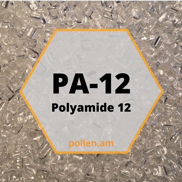 Material 3D printing Polyamide 12 open to material industrial pellets direct extrusion
