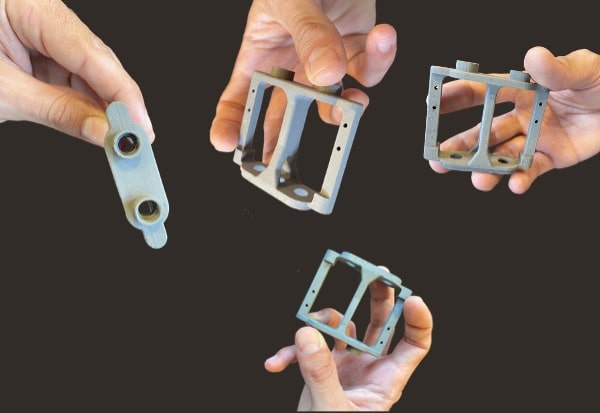 Alliage métallique MIM CIM 3D printed connector industrial material pellets direct 3D printing Ceramic injection molding
