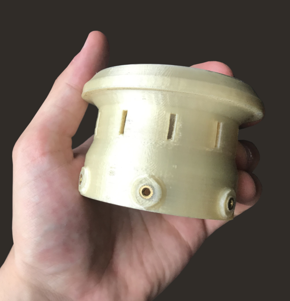 Pei ultem air distributor drying cartridge Pollen AM  high performance 3D printing 3D printer industrial pellets granules extrusion small series medium series thermoplastic granules open to materials multi-material