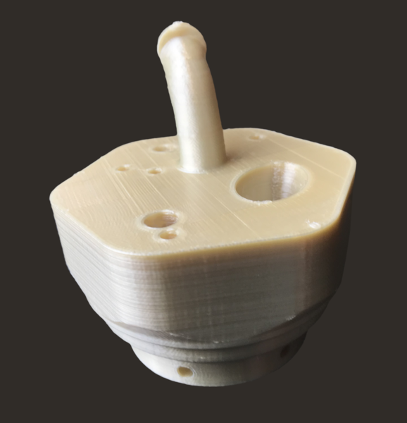 Pei ultem air intake drying cartridge Pollen AM  high performance 3D printing 3D printer industrial pellets granules extrusion small series medium series thermoplastic granules open to materials multi-material