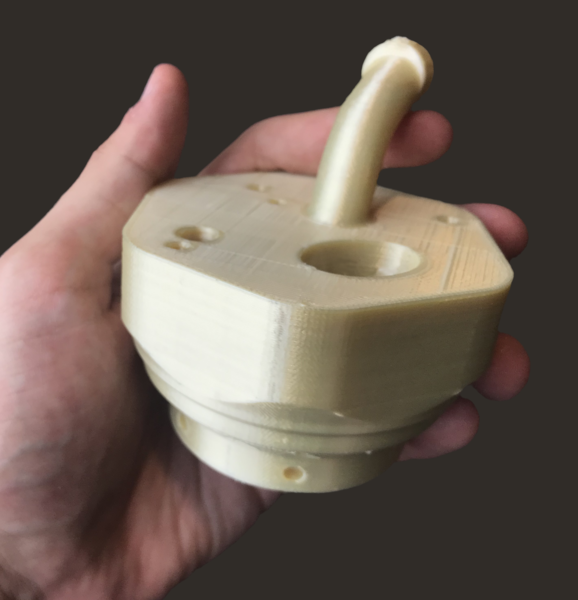 Pei ultem air intake drying cartridge Pollen AM  high performance 3D printing 3D printer industrial pellets granules extrusion small series medium series thermoplastic granules open to materials multi-material