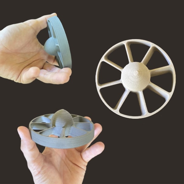 Pollen AM MIM PIM CIM Metal Stainless steel 3D printer 3D printing industrial feedstock pellet granules turbine performance