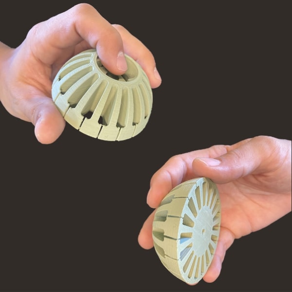 bouclier thermique en céramique Pollen AM mim métal cim céramique technique impression 3D imprimante 3D industrielle granulés extrusion petite série moyenne série acier inoxydable granulés thermoplastiques ouvert aux matériaux multi-matériaux