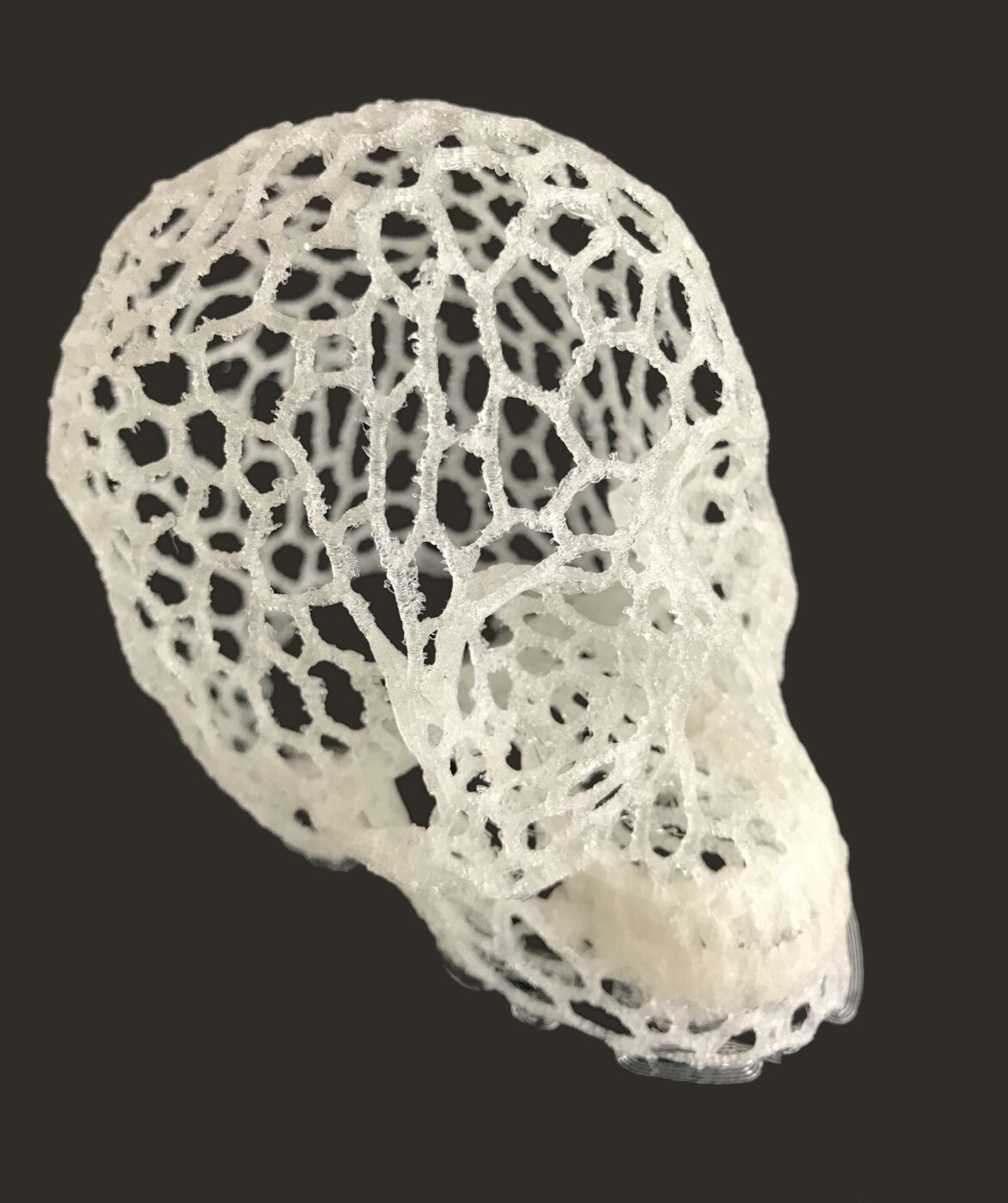 FGF Fused Granulate Febrication FGM Fused Granulate Modeling Pièce imprimée en 3D en structure Voronoï par Hervé