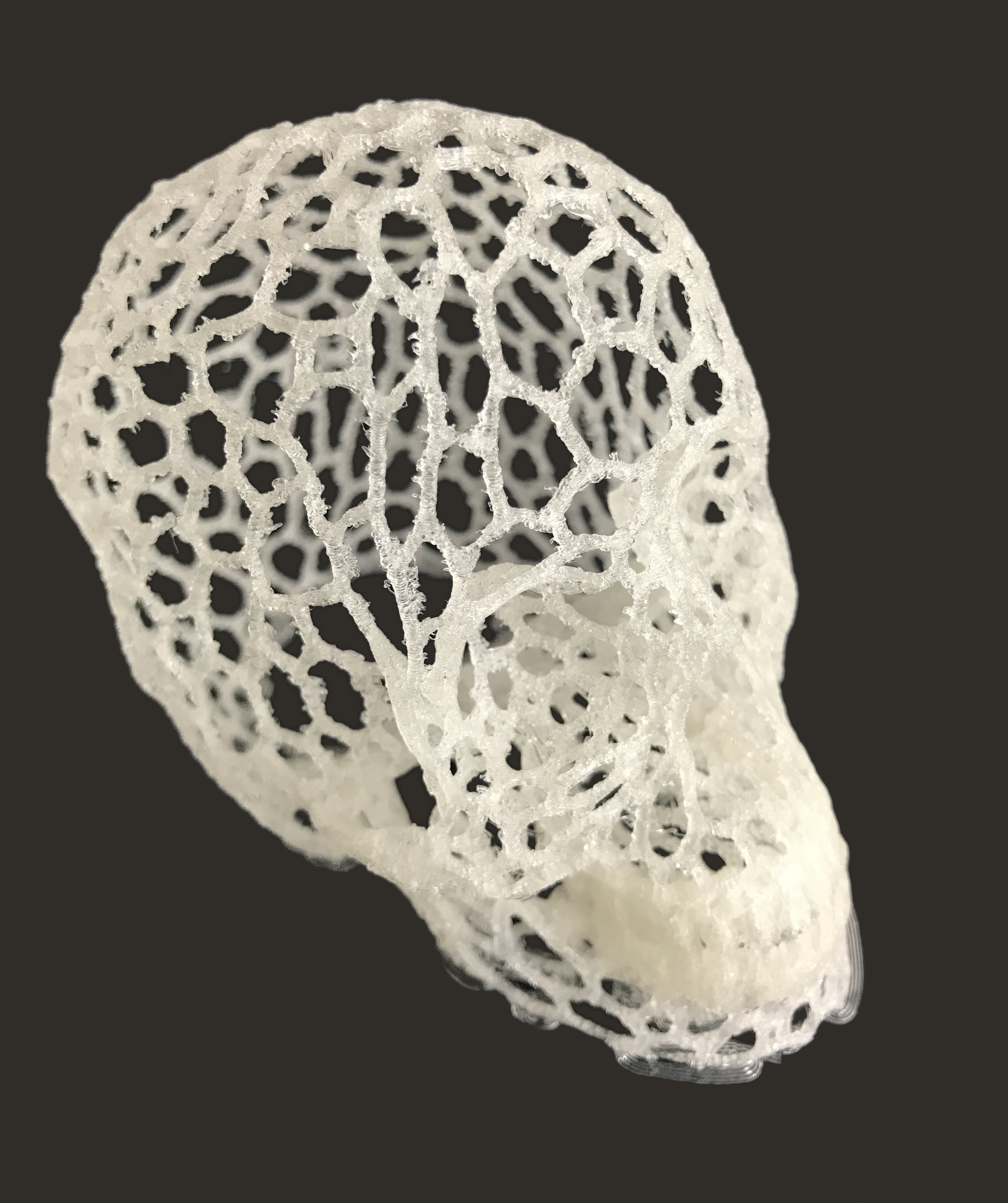 Part 3D printed in Voronoï structure