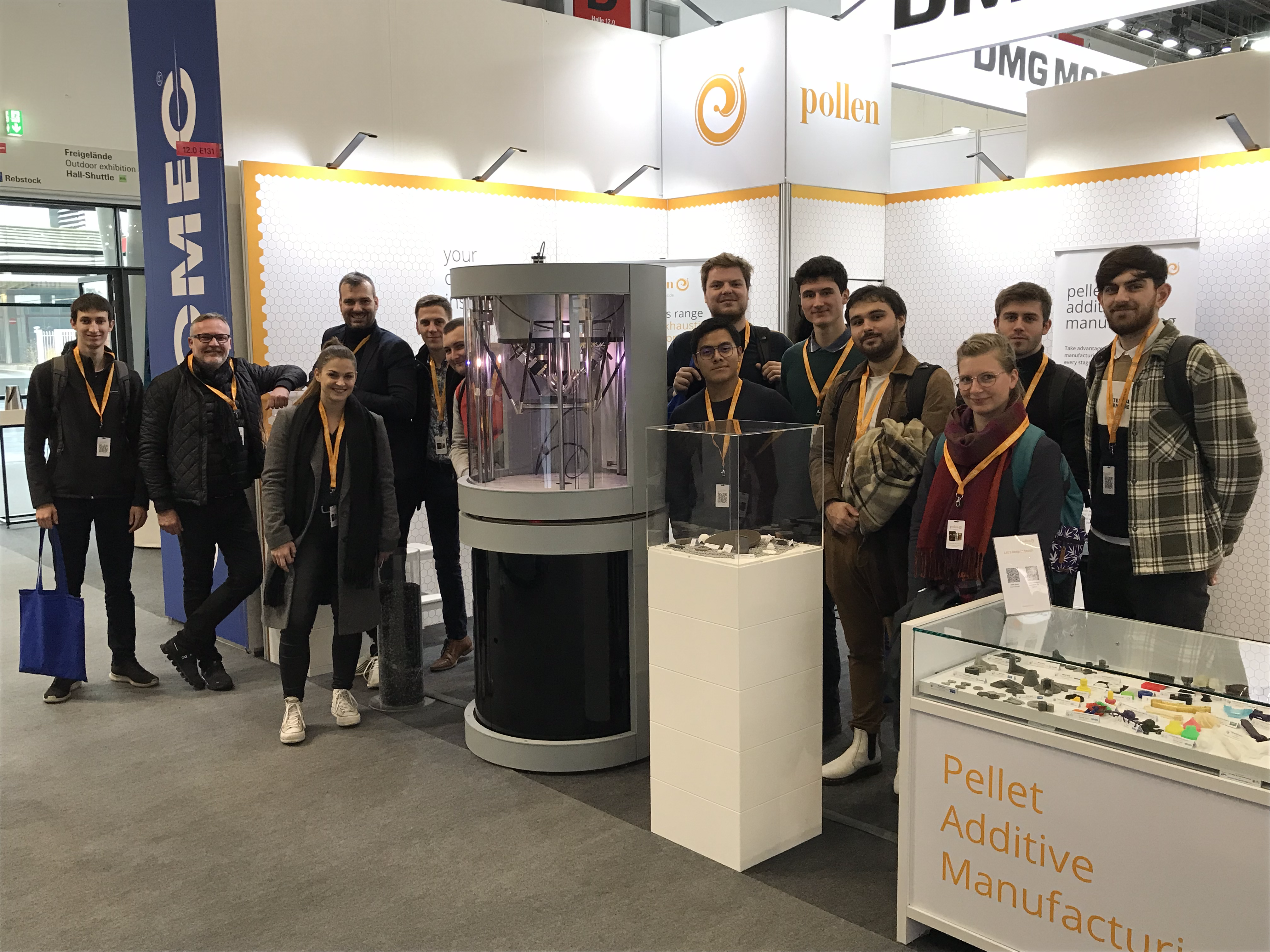 The apprentices of INSA Strasbourg during Formnext 2022
