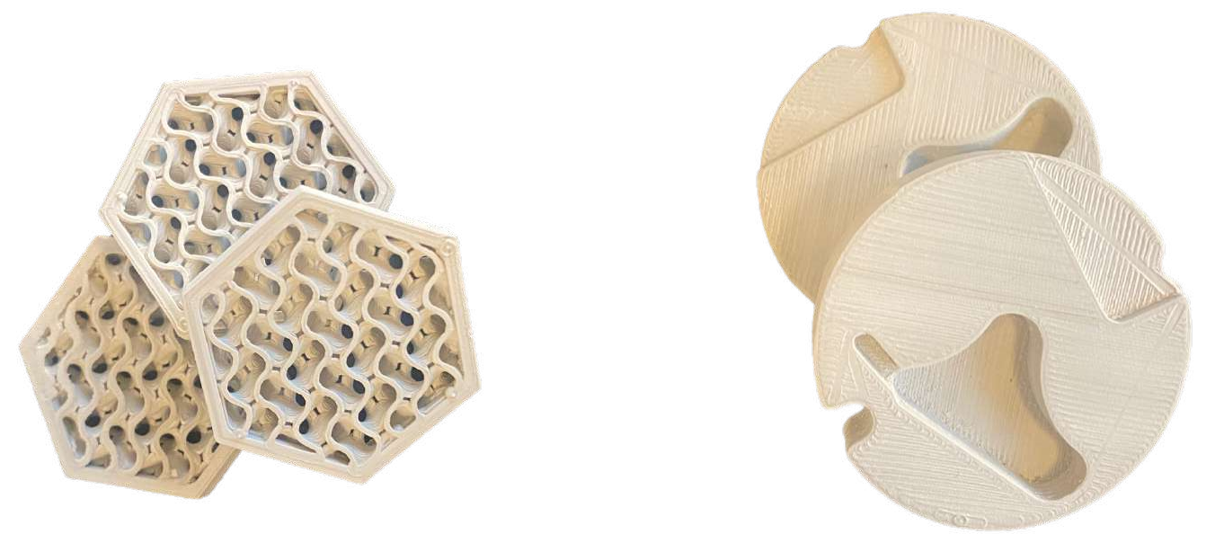 3D printed technical ceramic using industrial ceramic feedtock low cost price comparison filament vs pellet injection molding moulding material